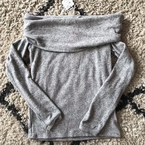 Off the shoulder sweater